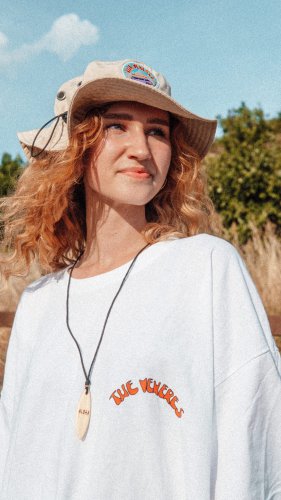 Klobúčik na gumičku - Wild you (svetlá piesková)